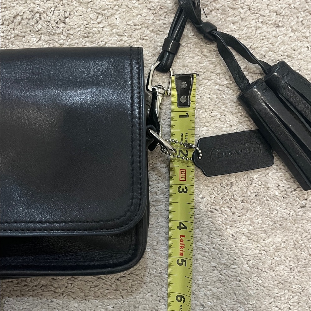Coach Black Leather Crossbody Bag - Picture 16 of 16